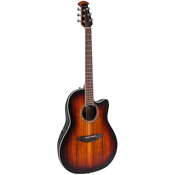 Ovation CS28P-KOAB-G Celebrity Series Traditional Plus Super Shallow Acoustic-Electric Guitar Koa Burst