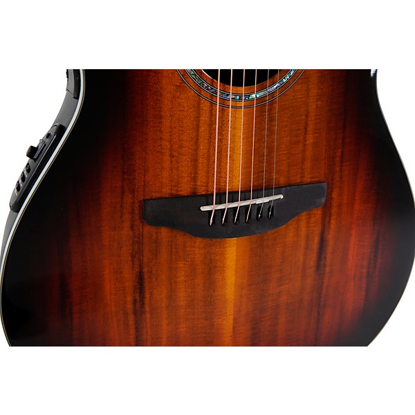 Ovation CS28P-KOAB-G Celebrity Series Traditional Plus Super Shallow Acoustic-Electric Guitar Koa Burst