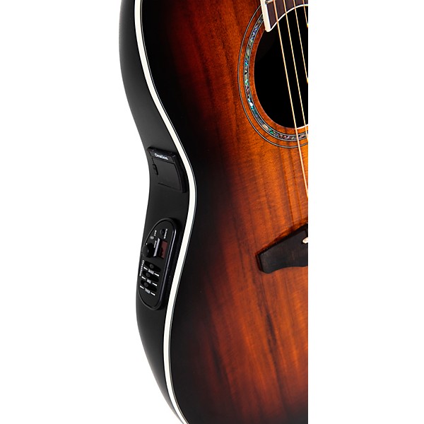 Ovation CS28P-KOAB-G Celebrity Series Traditional Plus Super Shallow Acoustic-Electric Guitar Koa Burst