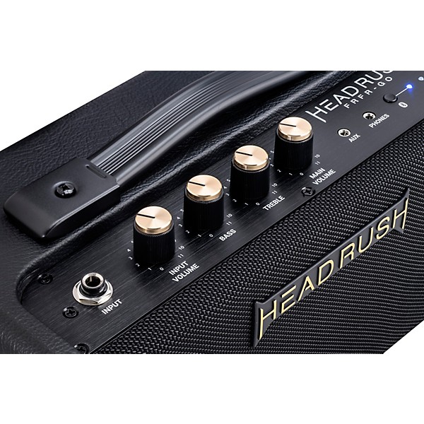 HeadRush FRFR Go 2x3 30W Powered Speaker Cabinet w/ Rechargeable Battery and Bluetooth Black