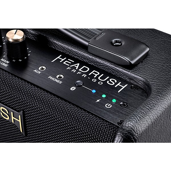 HeadRush FRFR Go 2x3 30W Powered Speaker Cabinet w/ Rechargeable Battery and Bluetooth Black