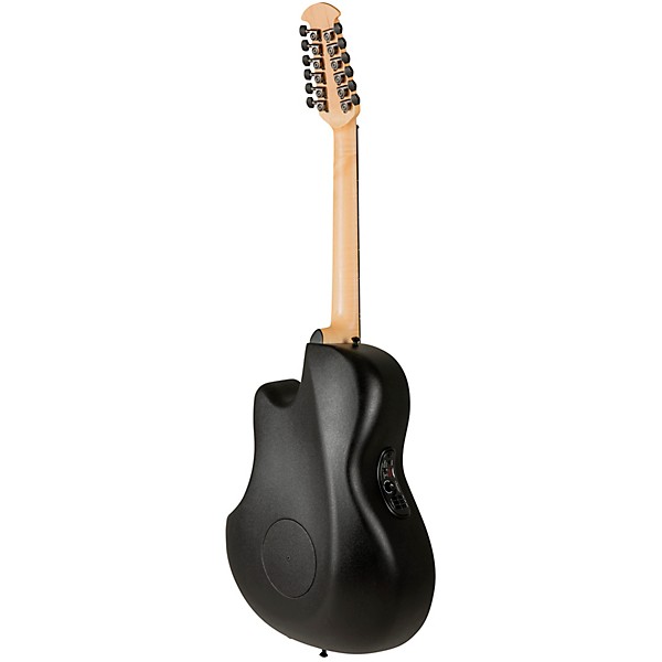 Ovation 2058TX-5-G Pro Series Elite TX Deep Contour 12-String Acoustic-Electric Guitar Textured Black