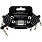 Ernie Ball Flex Patch Cable - 3 Pack 3 in. Black