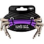 Ernie Ball Flex Patch Cable - 3 Pack 3 in. Purple thumbnail