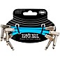 Ernie Ball Flex Patch Cable - 3 Pack 3 in. Blue thumbnail