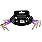 Ernie Ball Flex Patch Cable - 3 Pack 6 in. Purple