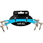 Ernie Ball Flex Patch Cable - 3 Pack 6 in. Blue thumbnail