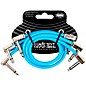 Ernie Ball Flex Patch Cable - 3 Pack 12 in. Blue thumbnail