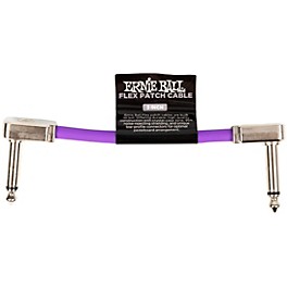 Ernie Ball Flex Patch Cable 18 in. Black Ernie Ball Flex Patch Cable 3 in. Purple