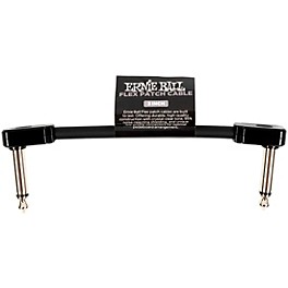 Ernie Ball Flex Patch Cable 18 in. Black Ernie Ball Flex Patch Cable 3 in. Black