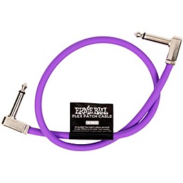 Ernie Ball Flex Patch Cable 3 in. Blue Ernie Ball Flex Patch Cable 18 in. Purple