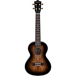 Lanikai Spalted Maple Tenor Ukulele Black Burst