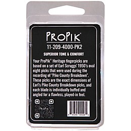 ProPik Nickel Heritage Finger Pick 2 Pack