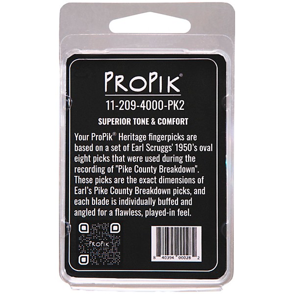 ProPik Nickel Heritage Finger Pick 2 Pack