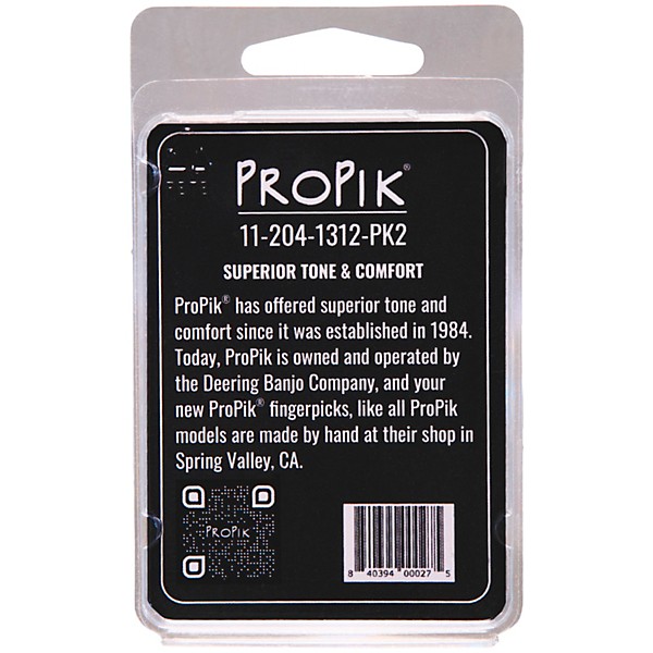 ProPik Nickel Fingertone EC Split Wrap Finger Pick 2 Pack