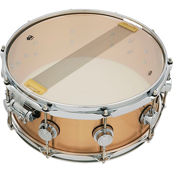 DW Collector's Series 3 mm Brushed Bronze Snare Drum 14 x 5.5 in.