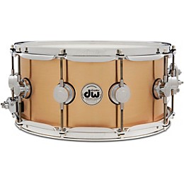 Open Box DW Collector's Series 3 mm Brushed Bronze Snare Drum Level 1 14 x 6.5 in.