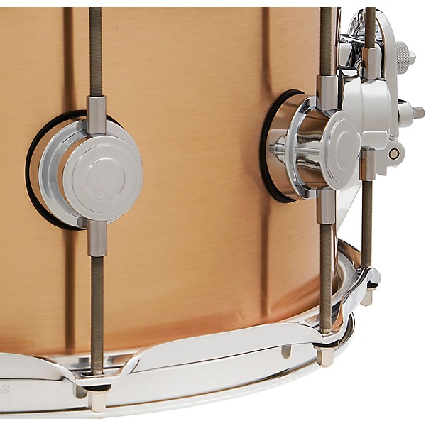 Open Box DW Collector's Series 3 mm Brushed Bronze Snare Drum Level 1 14 x 6.5 in.