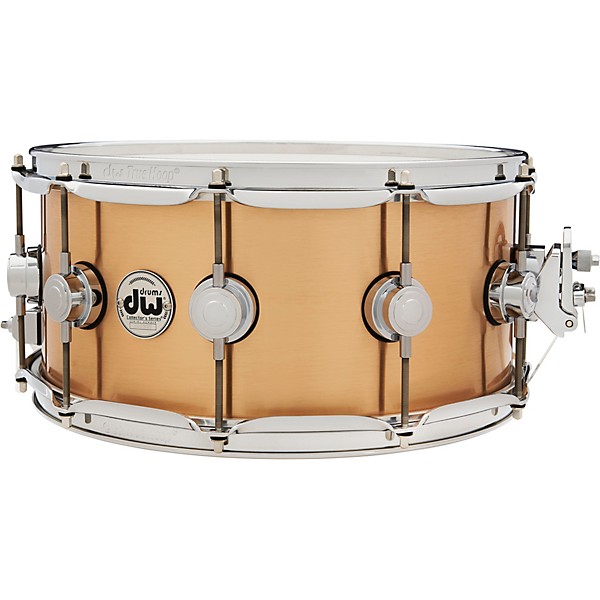 Open Box DW Collector's Series 3 mm Brushed Bronze Snare Drum Level 1 14 x 6.5 in.