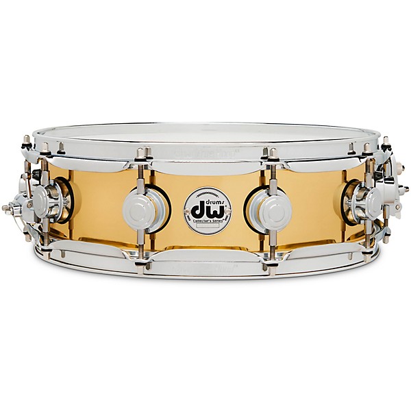 DW Collector's Series Polished Brass Snare Drum 14 x 4 in.