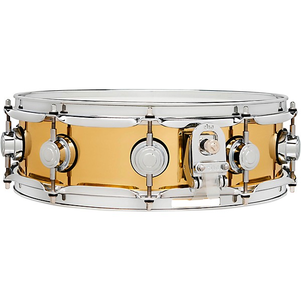 DW Collector's Series Polished Brass Snare Drum 14 x 4 in.