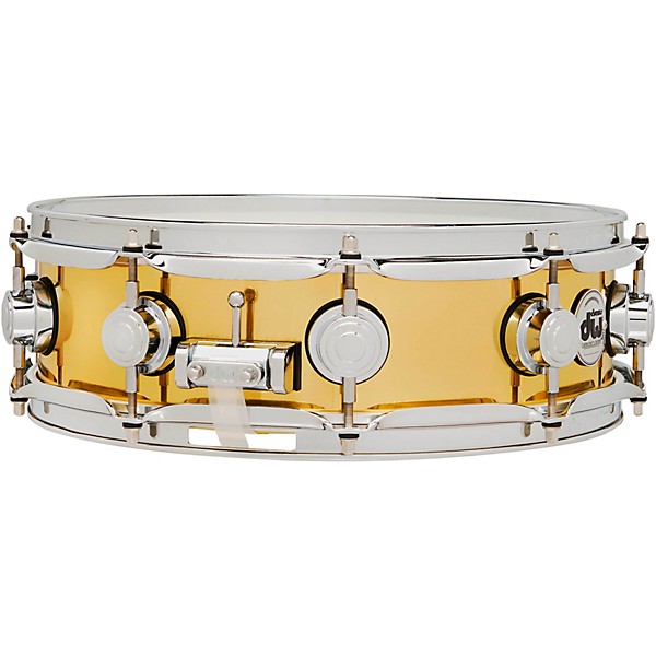 DW Collector's Series Polished Brass Snare Drum 14 x 4 in.