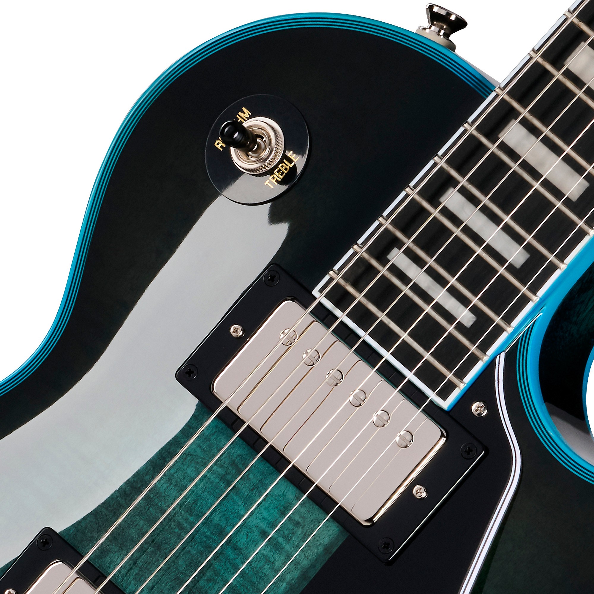 Epiphone Les Paul Custom Widow Limited Electric Guitar- Indigo
