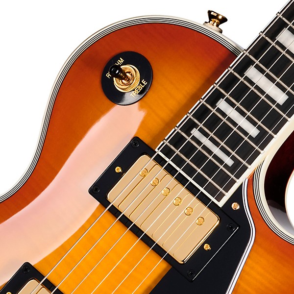Epiphone Les Paul Custom Figured Guitar Center-Exclusive Electric Guitar Iced Tea Burst