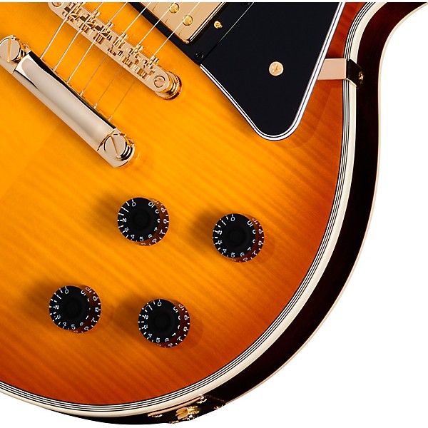 Epiphone Les Paul Custom Figured Guitar Center-Exclusive Electric Guitar Iced Tea Burst
