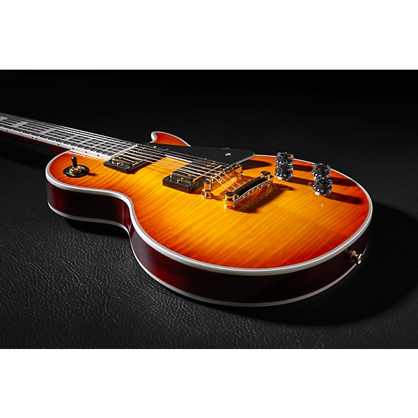 Epiphone Les Paul Custom Figured Guitar Center-Exclusive Electric Guitar Iced Tea Burst
