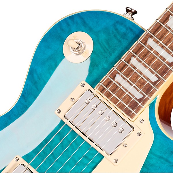 Epiphone Les Paul Standard '60s Quilt Guitar Center-Exclusive Electric Guitar Ocean Water Perimeter