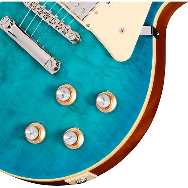 Epiphone Les Paul Standard '60s Quilt Guitar Center-Exclusive Electric Guitar Ocean Water Perimeter