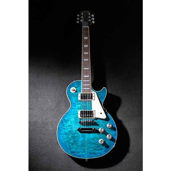 Epiphone Les Paul Standard '60s Quilt Guitar Center-Exclusive Electric Guitar Ocean Water Perimeter