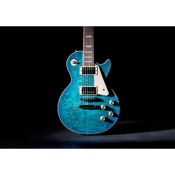 Epiphone Les Paul Standard '60s Quilt Guitar Center-Exclusive Electric Guitar Ocean Water Perimeter