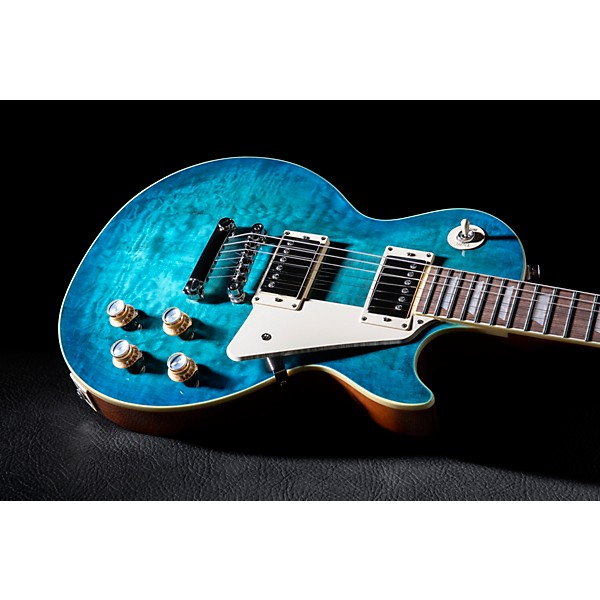 Epiphone Les Paul Standard '60s Quilt Guitar Center-Exclusive Electric Guitar Ocean Water Perimeter