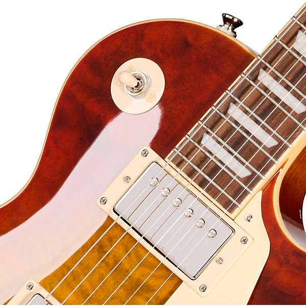 Epiphone Les Paul Standard '60s Quilt Guitar Center-Exclusive Electric Guitar Washed Cherry Sunburst
