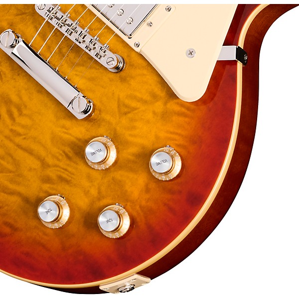 Epiphone Les Paul Standard '60s Quilt Guitar Center-Exclusive Electric Guitar Washed Cherry Sunburst