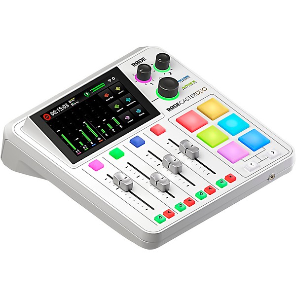 RODE RodeCaster Duo Streaming Mixer - White