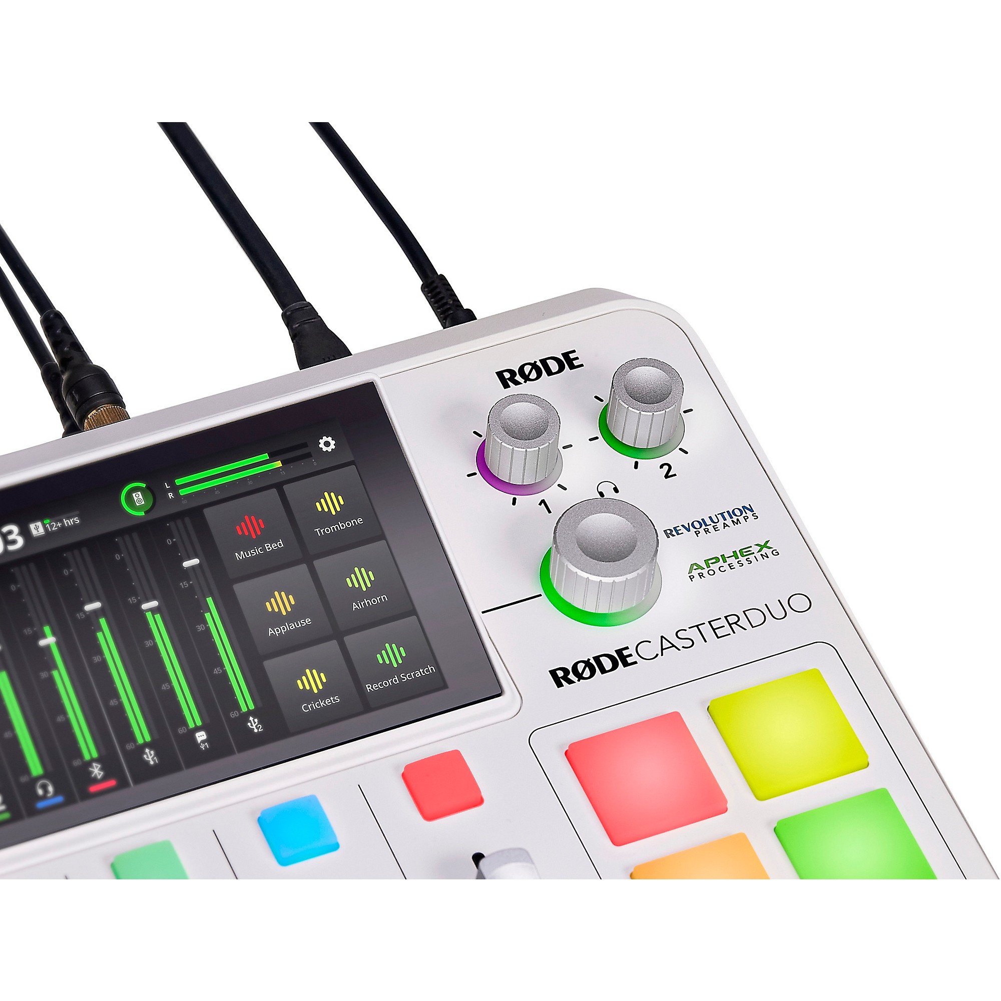 RODE RodeCaster Duo Streaming Mixer - White | Guitar Center