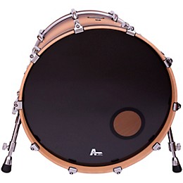 Attack Drumheads Pro Flex 1 No Overtone 22 in. Black