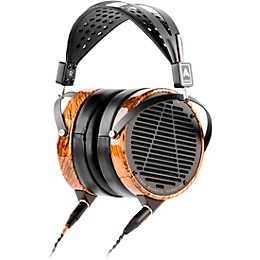 Audeze LCD-3 with Zebrano Wood Rings Leather-Free Black/Brown