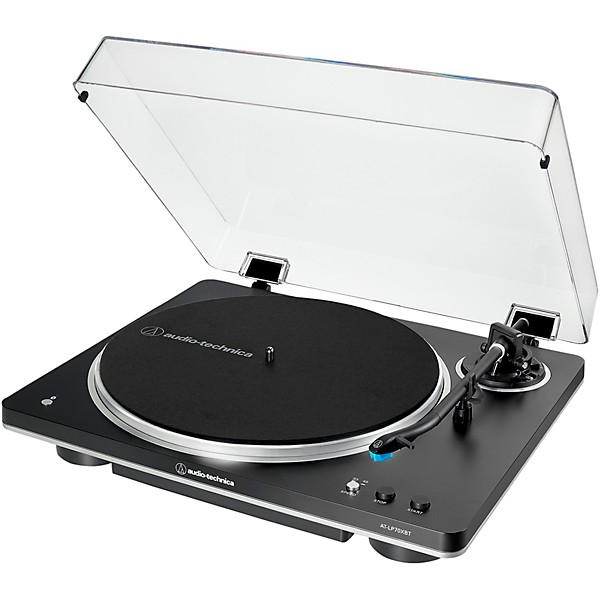 Audio-Technica AT-LP70XBT-BS Fully Automatic Wireless Belt-Driven Turntable Black/Silver