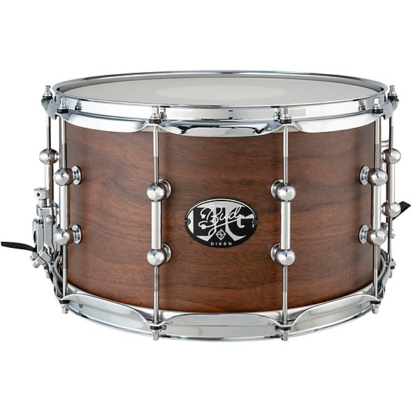 Dixon Artisan Gregg Bissonette Signature Big Bud Snare Drum 14 x 8 in. Natural Walnut Satin
