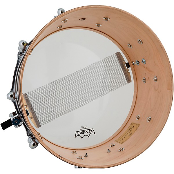 Dixon Artisan Gregg Bissonette Signature Big Bud Snare Drum 14 x 8 in. Natural Walnut Satin