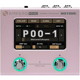 Hotone Effects Ampero Mini Amp Modeler & Effects Processor - Purple Taro