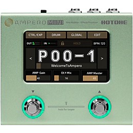 Hotone Effects Ampero Mini Amp Modeler & Effects Processor - Matcha