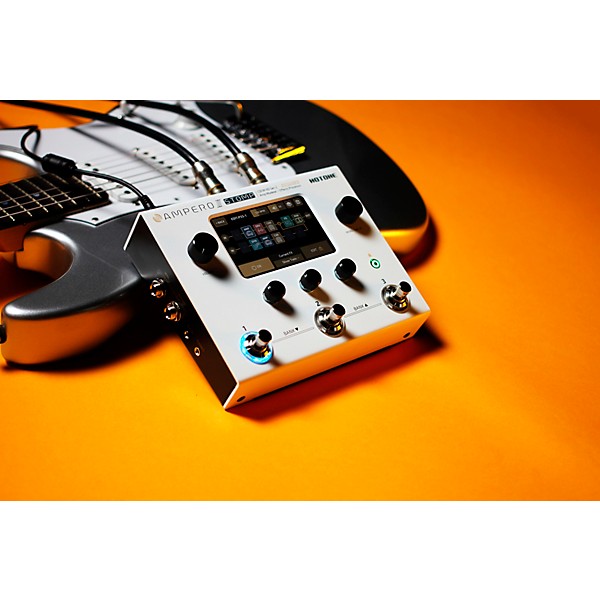 Hotone Effects Ampero II Stomp Amp Modeler & Effects Processor - White