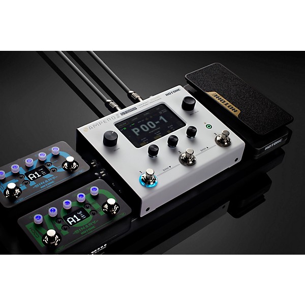 Hotone Effects Ampero II Stomp Amp Modeler & Effects Processor - White