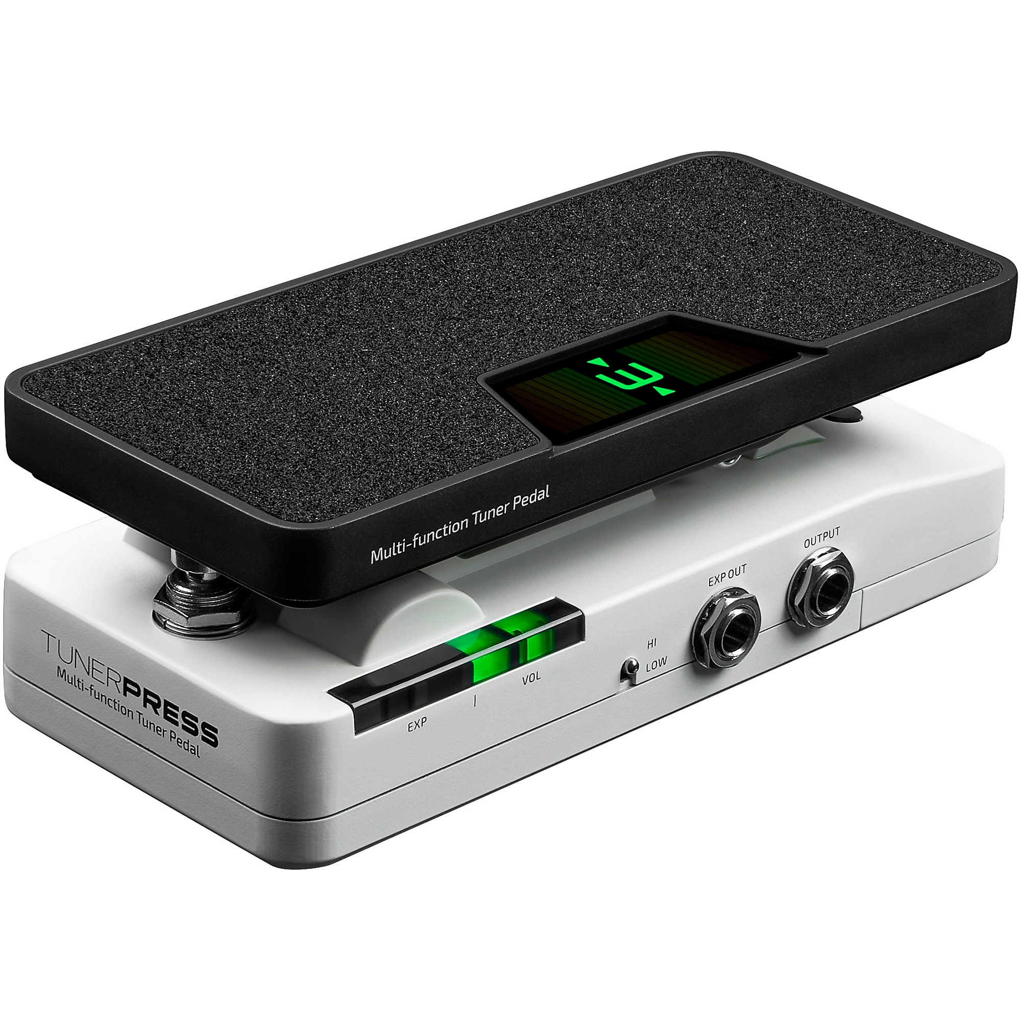 Hotone Audio Tuner Press Tuner/Volume/Expression Pedal - White