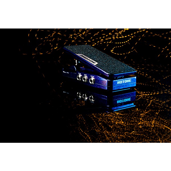 Hotone Effects Soul Press II Volume/Expression/Wah Pedal - Blue & Purple Sparkle